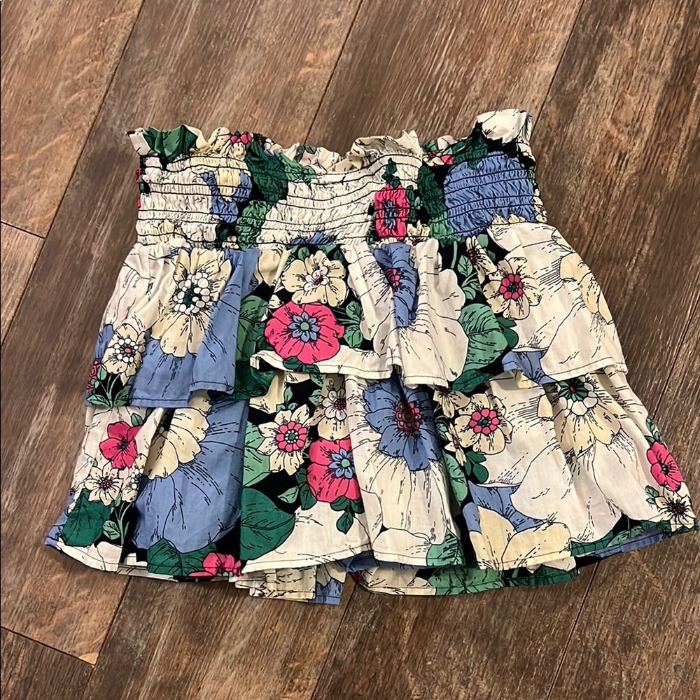 GAP Blue and Pink Floral Skirt
